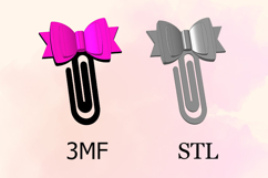 Paper Clips, Multilayer Bow STL/3MF files for 3D Printing Product Image 2