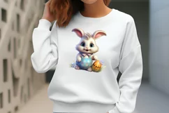 Adorable Animal Bunny Clipart, Watercolor Clipart Product Image 2