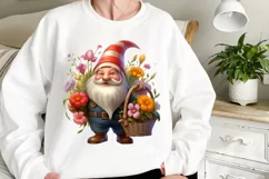 Garden Gnome Sublimation clipart, Watercolor Clipart Product Image 2