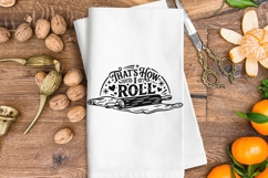 That's How I Roll Svg, Funny Kitchen Svg, Kitchen Sign Svg. Product Image 3