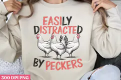 Easily Distracted PNG, Funny Animal Sublimation PNG Product Image 1