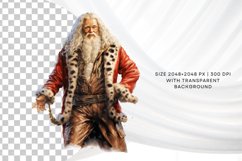 Leopard Print Christmas Clipart, Set of 20 Png Bundle Product Image 2