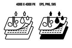 Membrane Fabric Icons Product Image 1