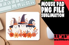 Watercolor Halloween Ghost Tumbler Sublimation PNG Product Image 1