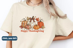 Happy thanksgiving png sublimation, PNG Designs Product Image 3