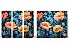 Flowers Tumbler Design. Summer Tumbler Sublimation Product Image 2
