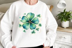 St. Patrick&#039;s Day Clover Clipart Bundle Product Image 8