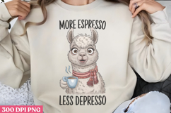 More espresso PNG, Funny Coffee Animals Sublimation PNG Product Image 1