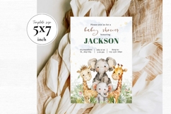 Baby Shower Invitation Template 180 Product Image 2