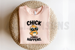 Cool Cartoon Chick With Sunglasses And Bowtie For Easter Product Image 2