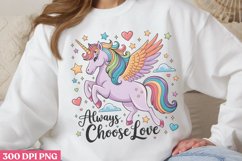 Always Choose Love PNG, Motivational Sublimation PNG Product Image 2