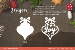 Christmas tree toys 2 / laser cut file / SVG Product Image 2