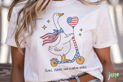 4th of July Silly Goose SVG PNG Product Image 3