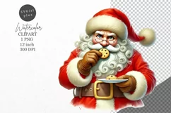 Christmas clipart, Santa clipart, Winter clipart Product Image 1