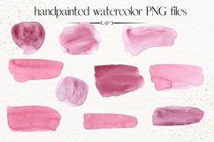 Watercolor splash clipart, Purple watercolor brush strokes Product Image 2