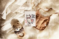 Llove you llots Llama SUBLIMATION PNG. Valentine's day. Product Image 3