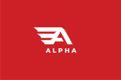 Alpha Letter A Logo Design Vector Product Image 2