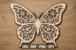 Floral Cut File for Cricut &amp; Laser Product Image 1