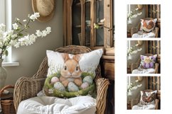 Easter Pillowcase, Easter Chick Pillow Designs, Easter PNG Product Image 2