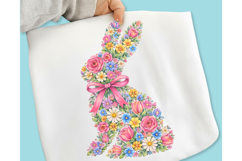 Brushstroke Easter Bunny PNG, Happy Easter PNG, Easter Bunny Product Image 2