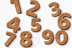 Gingerbread Christmas Alphabet Clipart Product Image 2