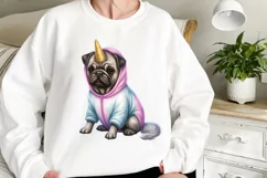 Cute Unicorn Costume For Dogs, Unicorn Watercolor Product Image 1
