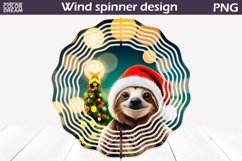Christmas Animals Wind Spinner | Animals Santa Wind Spinner Product Image 3