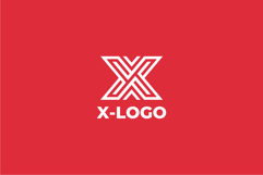 Geometric Letter X Logo Design Vector Product Image 2