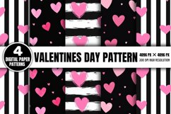 Valentines Day Digital Paper Pattern PNG Product Image 1