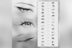 100 Procreate Eyes Stamp Brushes Product Image 7