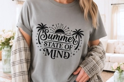 Summer State Of Mind Svg, Summer Vibes Svg, Beach Svg. Product Image 3