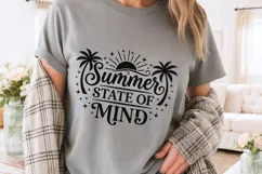 Summer State Of Mind Svg, Summer Vibes Svg, Beach Svg. Product Image 3