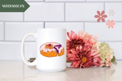 Hand Drawn Fall Illustration, Cute Fall Cake PNG Product Image 2