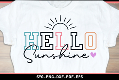 Hello sunshine, Funny quotes SVG, Inspirational quote SVG Product Image 2