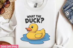 What The Duck PNG, Funny Duck Sublimation PNG Product Image 3