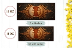 Stars Mug Wrap Design, Celestial Mug Sublimation, Moon Mug Product Image 2