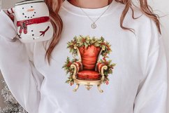 Vintage Christmas Clipart Sublimation, Christmas Clipart Product Image 2