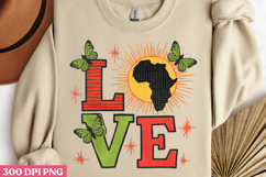 LOVE PNG, Black History Month sublimation Product Image 2