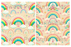 Rainbows, Fantasy, Pastel, Papers, Junk Journal Product Image 2