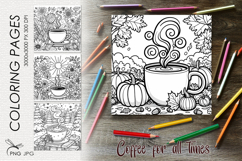 Coffee for all times|Coloring page Product Image 1