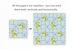Lemons Seamless Pattern, Digital Paper Product Image 2
