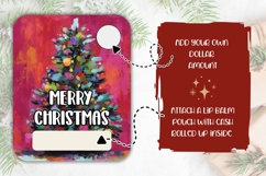 Art Christmas Tree Money Card PNG, Christmas Money Holder Product Image 2