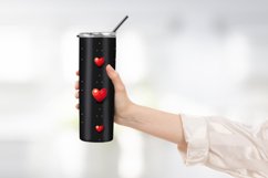 Heart Pattern Tumbler Warp Design Product Image 2