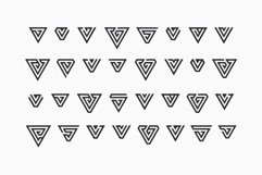 56 Geometric Mono Line Vector Logos Product Image 2
