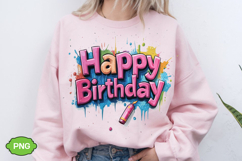 Happy Birthday PNG Design Sublimation | Happy Birthday Product Image 2