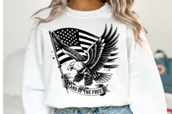 USA Eagle Svg Design | Svg Cut Files | Shirt Svg Product Image 2