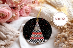 Christmas Ornament Template, Cute Christmas Tree Ornament Product Image 2