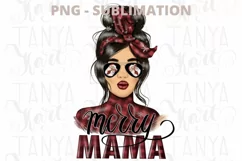 Merry Mama | Sublimation Design | Christmas PNG Product Image 3