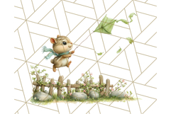 Acorn Village Clipart PNG, Fall Animal Png Product Image 2