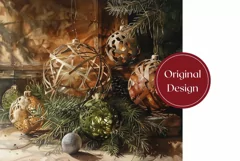 Christmas Tree Tumbler Wrap, Christmas Tumbler Sublimation Product Image 2